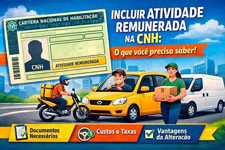Incluir Atividade Remunerada na CNH – Passo a Passo