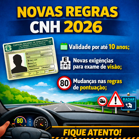 Novas regras CNH: o que muda para tirar a habilitação em 2026